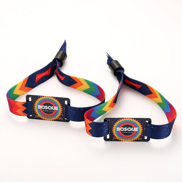Buy cheap Disposable RFID Wristband Woven Smart RFID Bracelets For Hotels And Resort from wholesalers