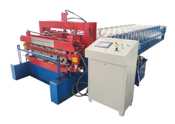 Buy cheap Roof Tile Double Layer Roll Forming Machine Electric Tension 380V 50 Hz 3 Phase from wholesalers