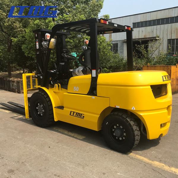Buy cheap 3-Stage Mast, Powerful 5 Ton Diesel Forklift Truck With Europe III Standard from wholesalers
