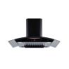 Buy cheap Sleek Curved Glass Cooker Hood Range 1200 Cfm Arc Shape from wholesalers
