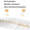Buy cheap Impact Resistant Corrugated Polycarbonate Sheet Heat Insulation Plastic Poly Carbonate Sheet from wholesalers