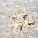 Modern Crystal Semi Flush Ceiling Lights Fixtures Indoor Home Light Fixturs (WH