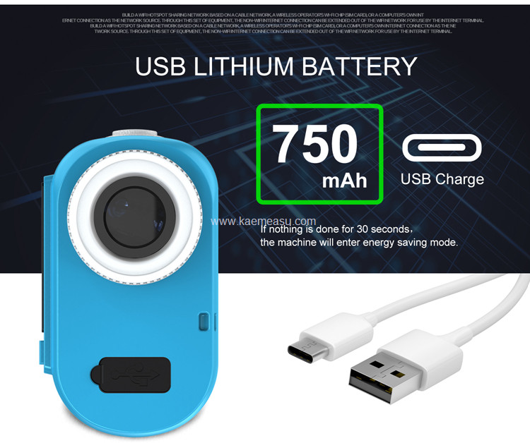 kaemeasu USB Charging Golf Rangefinder Big Screen Laser Range Finder Slope Switch Flagpole Lock J1500