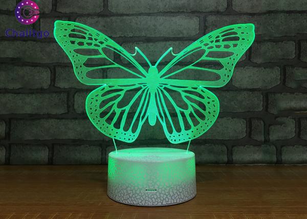Buy cheap Battery Operated Bedroom Desk Lamp Butterfly Lights For Sleeping from wholesalers