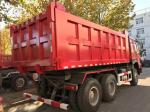 5600mm*2300mm*1500mm Cargo Tank 6X4 Used Tipper Truck 371HP 25tons HOWO Dump