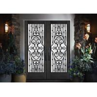 Buy cheap Galvanized Steel Remarkable Inlaid Door Glass For Building Hand Forged product