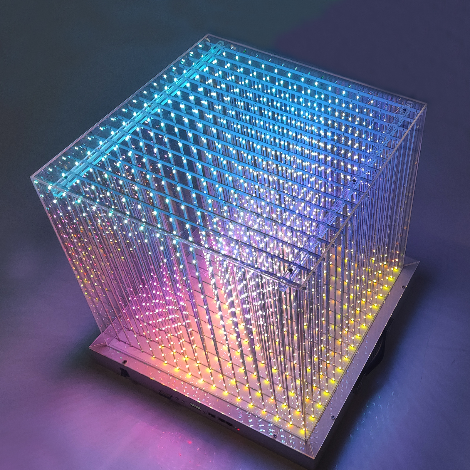 Cube Design Indoor Lighting Shopping Mall Decoration Pixel Lights AC220V Supply