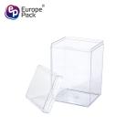 Wholesale plastic food storage cookie and candy container transparent round