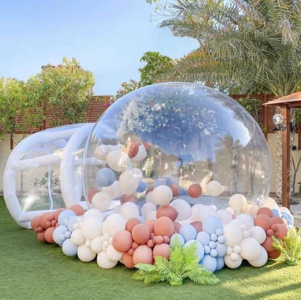 Buy cheap Outdoor Party Inflatable Transparent Igloo Tent Rental Clear Bubble Dome Tent Inflatable Bubble Balloon House for Kids from wholesalers