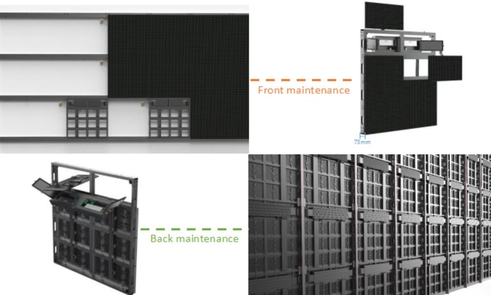 P6.67mm Front Service LED Screen