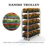Buy cheap Dutch trolley pull net hot dip galvanized material standard hole plate special flower trolley from wholesalers