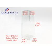 Buy cheap Trapezoid Shape Pet Food Box Pack Home Fragrance Plastic Box Transparent 19cm product