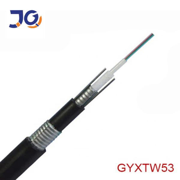 Buy cheap Single Mode Underground Outdoor Fiber Optic Cable 12 24 48 Core GYXTW53 from wholesalers