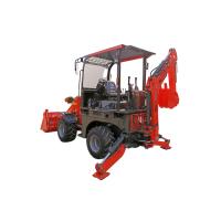 Buy cheap EUR III EUR V Backhoe Loader WZ35-10 1-1.2 Tons 37kw product
