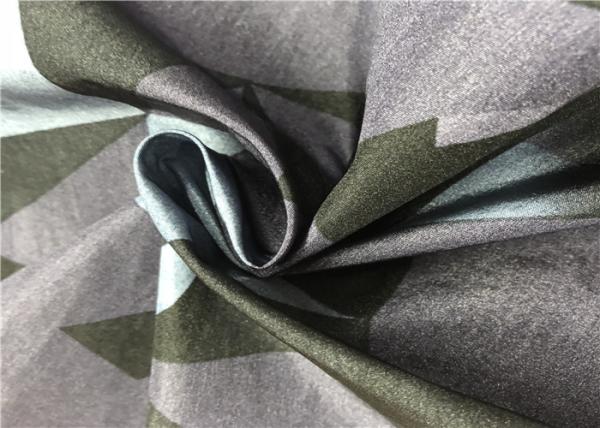 Buy cheap 70D 100% Nylon Graphic Print Fabric , Jacket Wrinkle Geometric Print Fabric from wholesalers