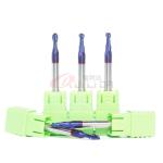 2 Flutes Ball Nose End Mill 2mm 30 Degree For High Hardness Mold Steel