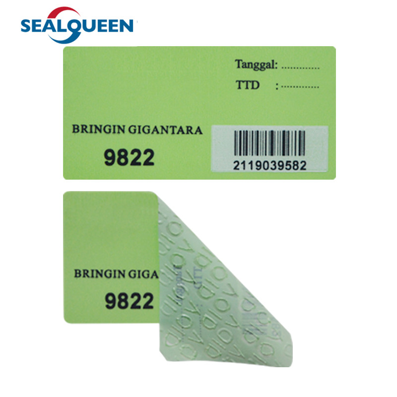 Void Open Tamper Proof Seal Sticker Custom Security Label For Food