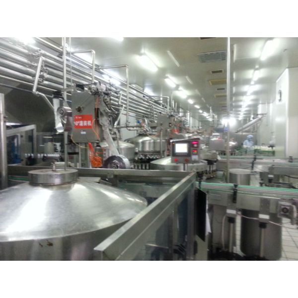 Full Automatic 2000L/H ESL Milk Processing Line With Pouch Package