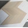 Buy cheap White Stained Oak Chevron Engineered Wood Flooring, Premium Grade from wholesalers
