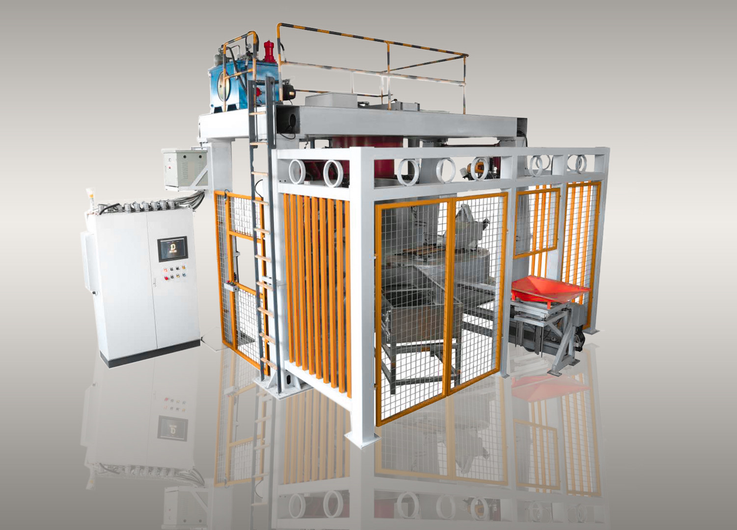Hydraulic Low Pressure Die Casting Machine 1800KG Max. Force Of Die Closing 2400kg