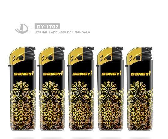 Buy cheap Customized Label Golden Mandala Fashion Cigarette Electronic Lighter for Kitchen Gas from wholesalers