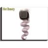 Buy cheap Virgin Hair Weave Brazilian Grey Purple Top Lace Closure 8 Inch To 22 Inch from wholesalers
