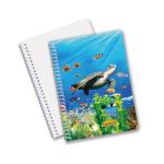 Wholesale customized hot sale size A6 A5 A4 PET spiral 3D lenticular CMYK