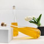 Customized Shape Mineral Packaging Glass Bottles with Cork Supply Bulk Sale