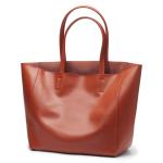 Casual Cross Border Ladies Shoulder Leather Tote Bag Customized