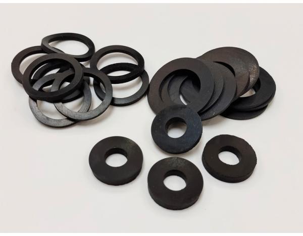 Buy cheap FKM FPM NBR EPDM HNBR Flat Shape O Rings Hardness 90 Black Color Flat Shape Rubber from wholesalers