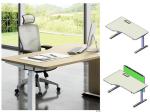 Aluminium Adjustable Office Table Electrical Motorized Computer Desk