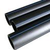 Buy cheap 10 Inch SDR21 Flexible Water Supply Pipe , High Density Polyethylene Piping Black from wholesalers