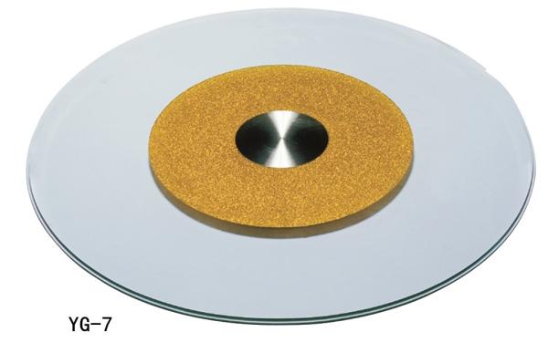 Buy cheap Hot sale glass Turnplate with newest design, glass turnplate for table (YG-7) from wholesalers