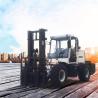 Buy cheap 3.5 Ton 3 Ton 3000 Kg Off Road Fork Truck 4x4 4wd Diesel Rough Terrain Forklift With Cab / Epa from wholesalers