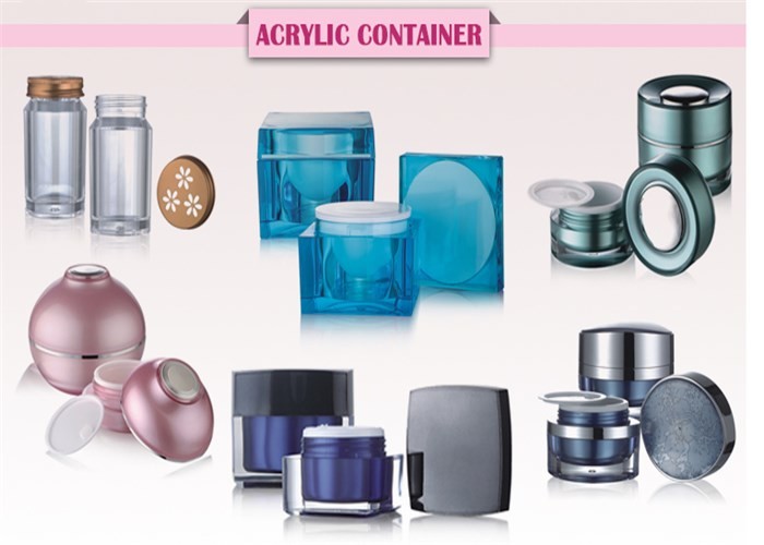 30g 50g Cosmetic Cream Jar Cream Frost Jar Plastic Acrylic Cosmetic Creams Packaging For Skincare