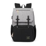 ISO9001 Fashion Mummy Maternity Nappy Diaper Bag Backpack With USB