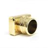 Buy cheap Classic Zinc Alloy Gold Rectangle Shape Metal Zamac Perfume Bottle Cap from wholesalers