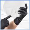 Buy cheap Black Disposable Nitrile Gloves Diamond Pattern Heavy Duty Durable Latex Free Powder Free Nitrile from wholesalers