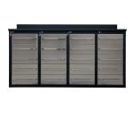 Cold Rolled Steel Workbench Tool Chest Mat Black Industrial Cabinet for Tool