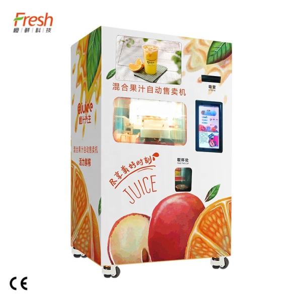 Buy cheap Commercial Orange Apple Juice Vending Machine Automatic 220V Customized Color from wholesalers