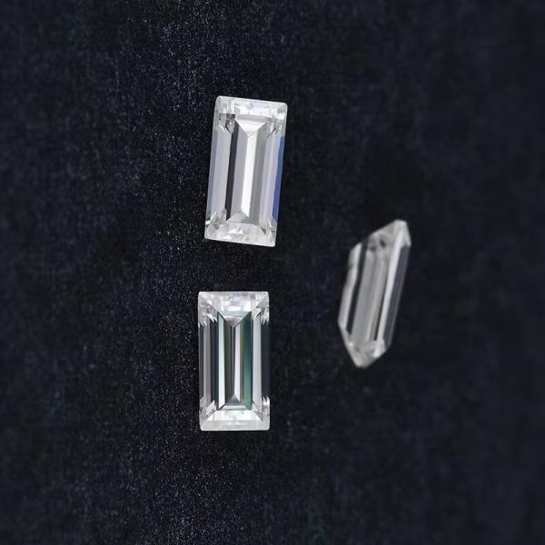 Buy cheap Flawless Melee Moissanite Baguette Cut Loose D Color Vvs1 Moissanite Diamond from wholesalers