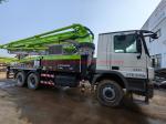 Feeding Height 1400mm Revonated 38m Truck Mounted Concrete Boom Pump Truck with