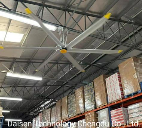 Daisen Industrial Hvls Ceiling Fan Cooling Ventilation Exhaust Fan With Pmsm