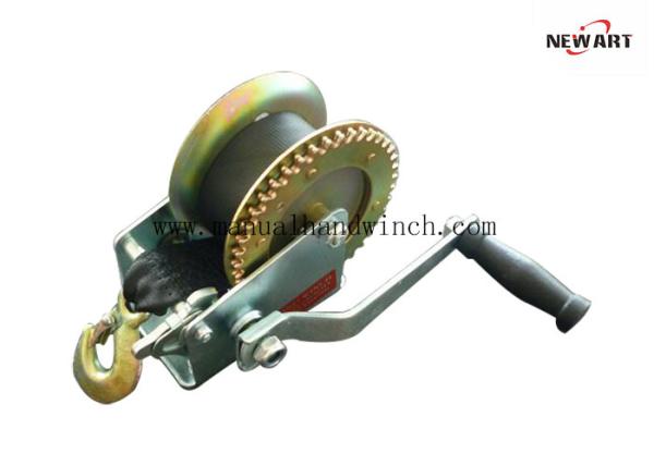 Buy cheap Metal Manual Boat Winch / Hand Operated Winch 10m Marine Trailer Caravan 1200lb from wholesalers