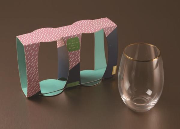 Buy cheap Logo Printed Branded Gift Boxes , Portable Cardboard Coffee Cup Holder 2 Cups - 6 Cups Available from wholesalers