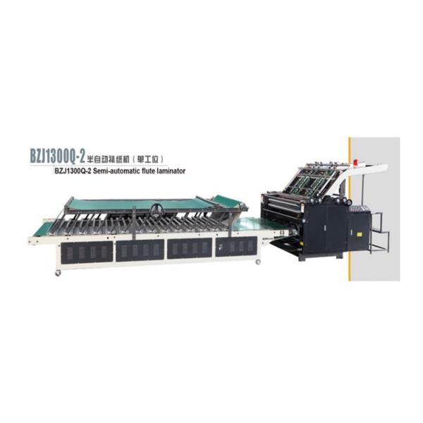 Buy cheap High Productivity Semi-auto Corrugated Board Flute Laminating Machine 13.5m x 2m x 2.9m from wholesalers