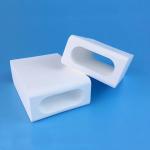 Length 115mm Ceramic Protective Sleeve For Elliptic Hole Quartz Flow Tube
