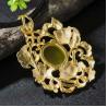 Buy cheap Gold Plated Fashion Colorful Enamel Floral Yellow Agate Pendant Necklace(P6050601) from wholesalers