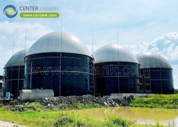 Buy cheap Bolted Steel Farm Biogas Tanks as Anaerobic Digesters for Biomass Projects from wholesalers