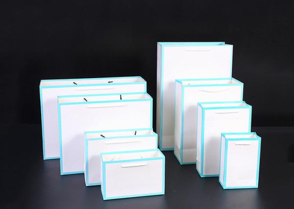 Buy cheap Original Plain Paper Gift Bags White Paper Gift Bags With Handles For Christmas from wholesalers